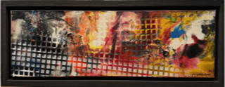 Durchbruch Acryl auf Fotoleinwand,  B60xH40 2024 