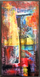 Erwartung Acryl auf Leinwand,  B40xH80 2024 