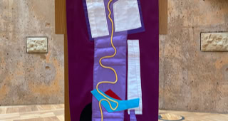 "Advent" Antependium in the room of Silence University Hospital Dresden