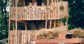 Bible House Radebeul Built on the occasion of a harvest festival by children, young people,  Social hours Fallen victim to an arson attack